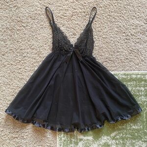 Fredericks Of Hollywood Black Lingerie Dress